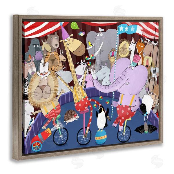 Stupell Industries Carla Daly | Animals In Circus Scene Wall Art