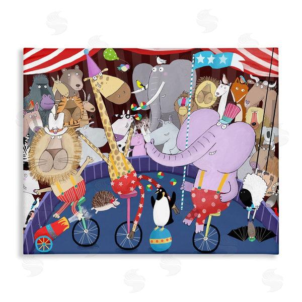 stupell industries Carla Daly | Animals in Circus Scene Wall Art