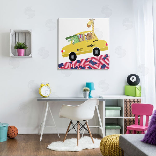 Stupell Industries Carla Daly | Animals In NYC Taxi Wall Art