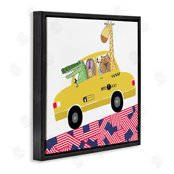 Stupell Industries Carla Daly | Animals In NYC Taxi Wall Art