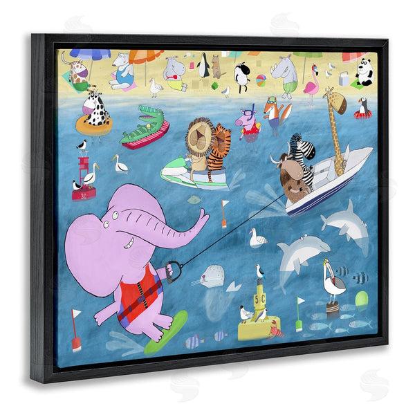 Stupell Industries Carla Daly | Beach Sports Animals Wall Art