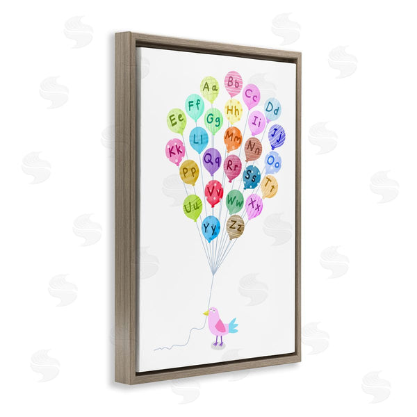 Stupell Industries Carla Daly | Bird And Alphabet Balloons