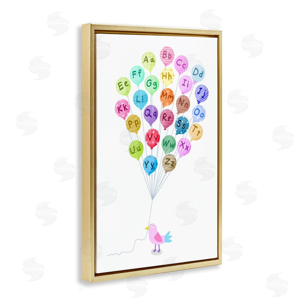 Stupell Industries Carla Daly | Bird And Alphabet Balloons