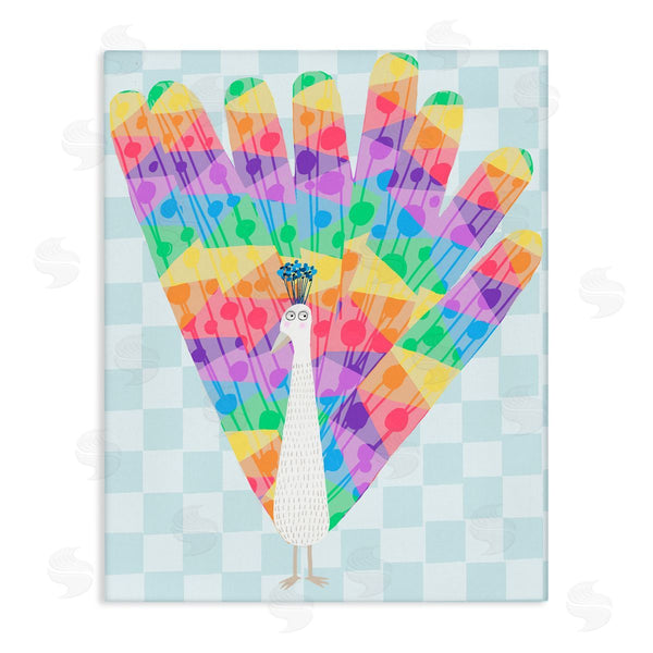 stupell industries Carla Daly | Bright Rainbow Peacock