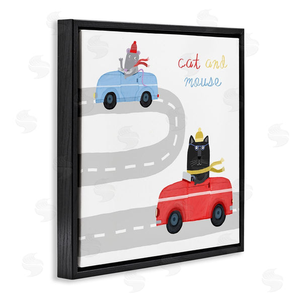 Stupell Industries Carla Daly | Cat & Mouse In Cars Wall Art