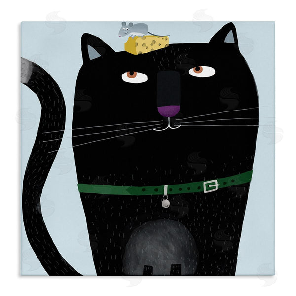 stupell industries Carla Daly | Cat & Mouse Pet Friends Wall Art