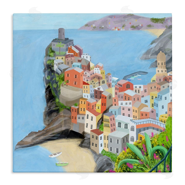 stupell industries Carla Daly | Cinque Terre Coastal City Architecture Italian Landmark Wall Art