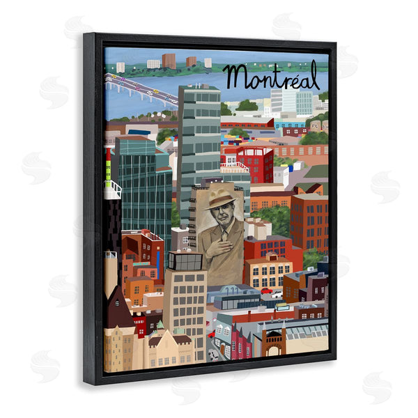 Stupell Industries Carla Daly | Colorful Montreal Canada Landmarks