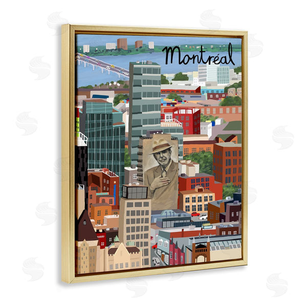 Stupell Industries Carla Daly | Colorful Montreal Canada Landmarks