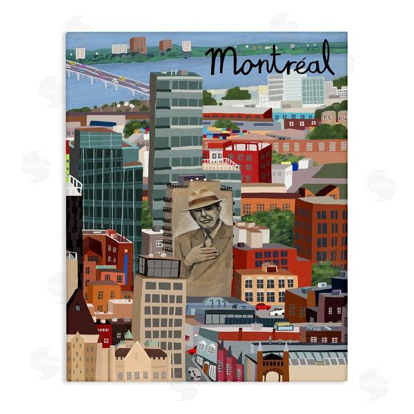 stupell industries Carla Daly | Colorful Montreal Canada Landmarks