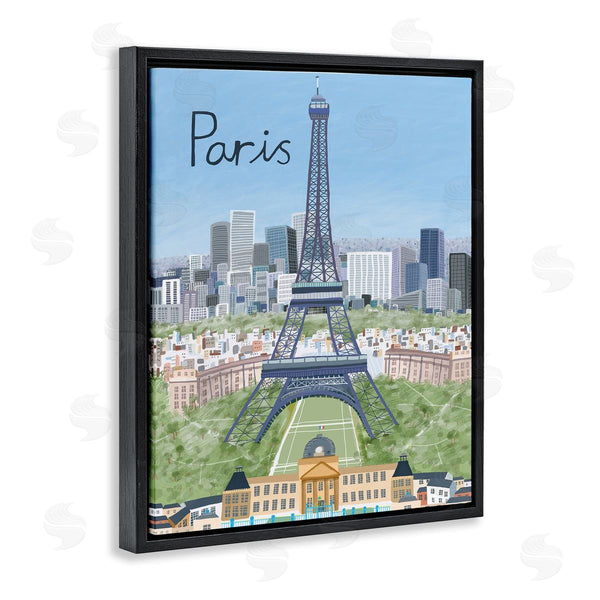 Stupell Industries Carla Daly | Colorful Paris France Landmarks
