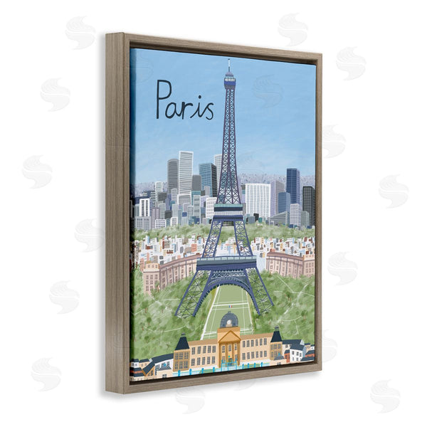 Stupell Industries Carla Daly | Colorful Paris France Landmarks