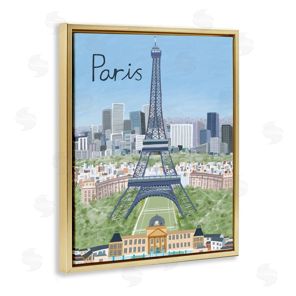 Stupell Industries Carla Daly | Colorful Paris France Landmarks