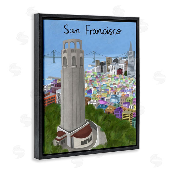 Stupell Industries Carla Daly | Colorful San Francisco California