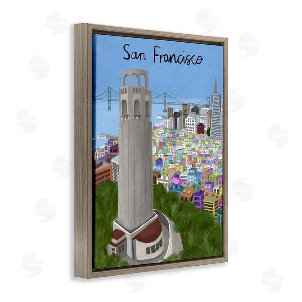 Stupell Industries Carla Daly | Colorful San Francisco California