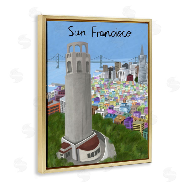 Stupell Industries Carla Daly | Colorful San Francisco California