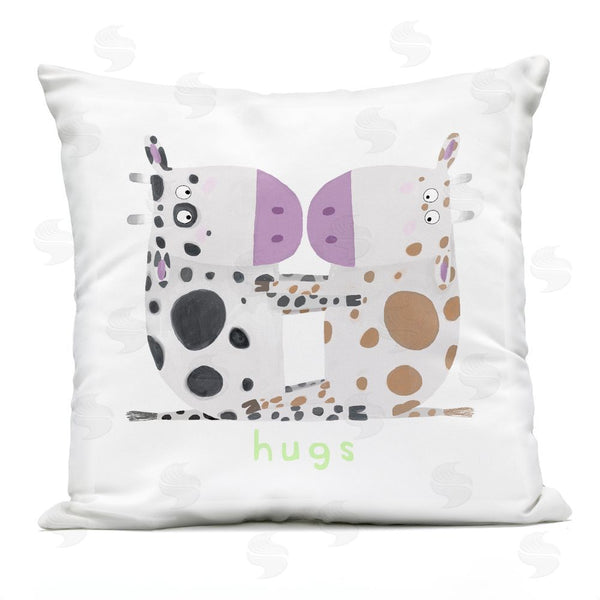 Stupell Industries Carla Daly | Cow Hugs Symmetry Throw Pillow