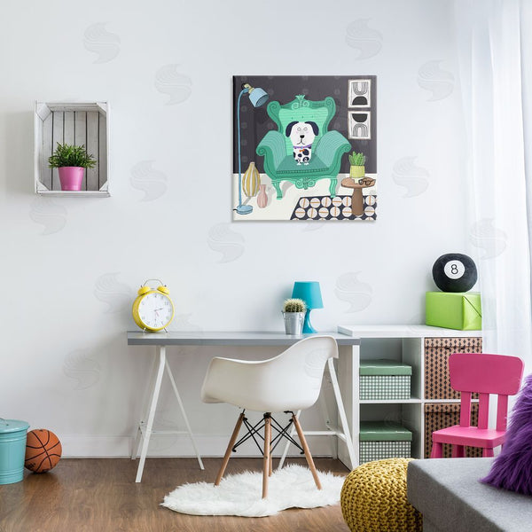 Stupell Industries Carla Daly | Dog In Modern Room Wall Art