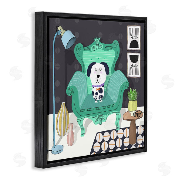 Stupell Industries Carla Daly | Dog In Modern Room Wall Art