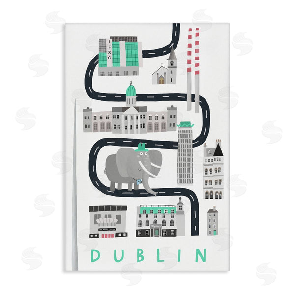 stupell industries Carla Daly | Dublin Whimsical Travel City
