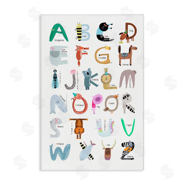 stupell industries Carla Daly | Educational Animal Letters