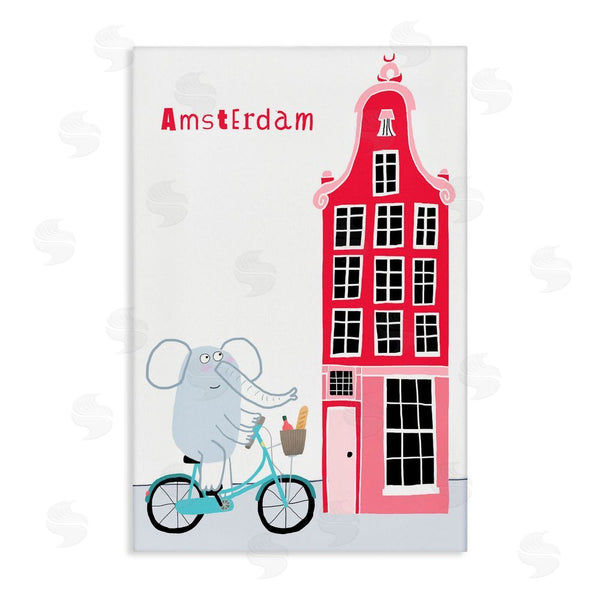 stupell industries Carla Daly | Elephant & Amsterdam Building Wall Art