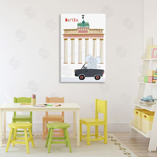 Stupell Industries Carla Daly | Elephant & Berlin Architecture Wall Art