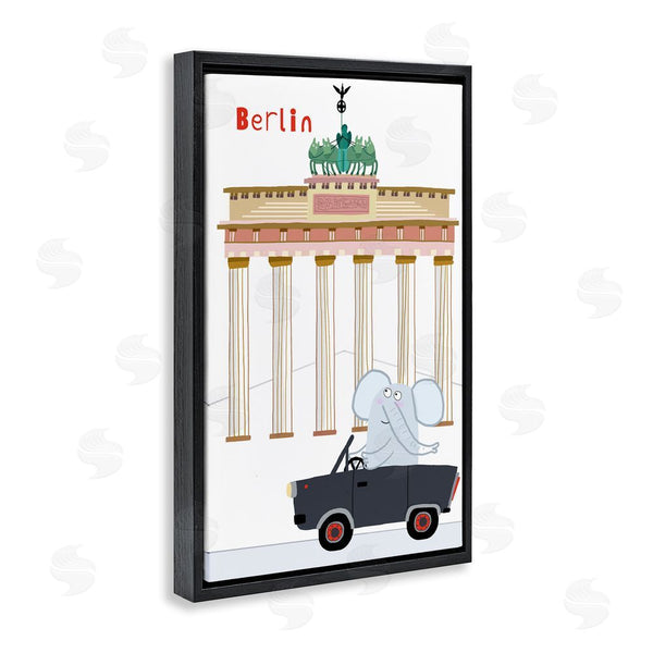 Stupell Industries Carla Daly | Elephant & Berlin Architecture Wall Art