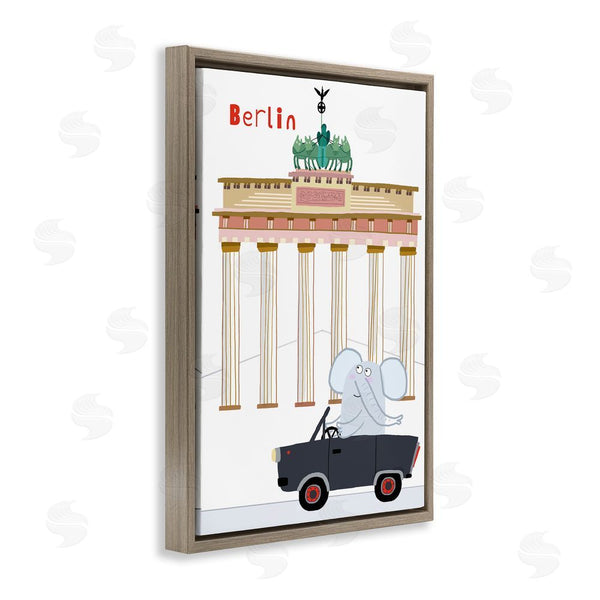Stupell Industries Carla Daly | Elephant & Berlin Architecture Wall Art