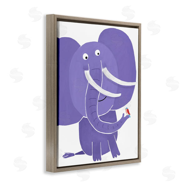 Stupell Industries Carla Daly | Elephant & Bird Friends