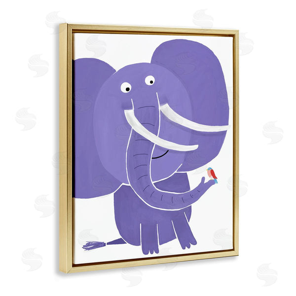 Stupell Industries Carla Daly | Elephant & Bird Friends