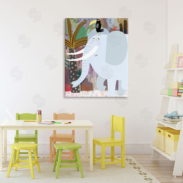Stupell Industries Carla Daly | Elephant & Toucan In Jungle Wall Art