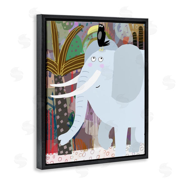 Stupell Industries Carla Daly | Elephant & Toucan In Jungle Wall Art