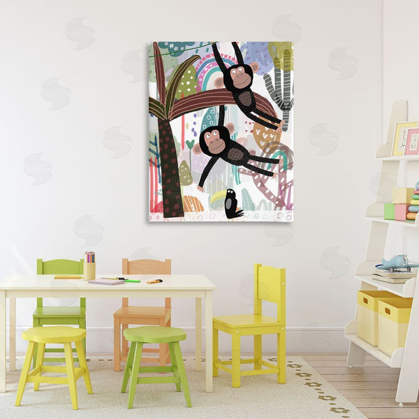Stupell Industries Carla Daly | Exotic Monkey & Toucan Wall Art