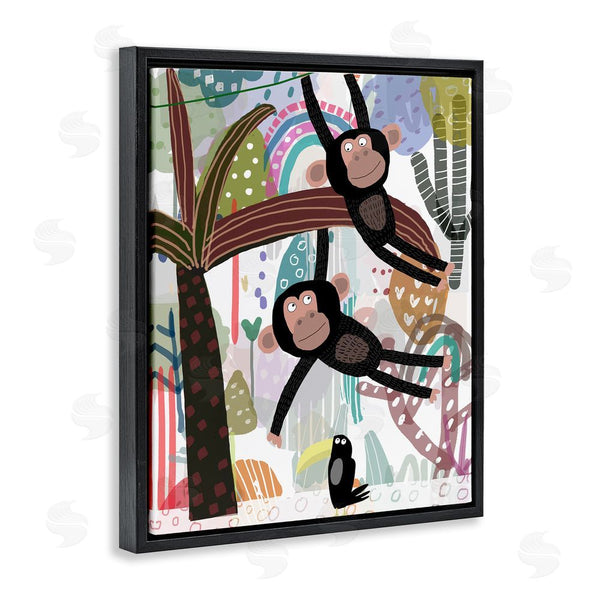 Stupell Industries Carla Daly | Exotic Monkey & Toucan Wall Art