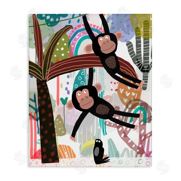 stupell industries Carla Daly | Exotic Monkey & Toucan Wall Art