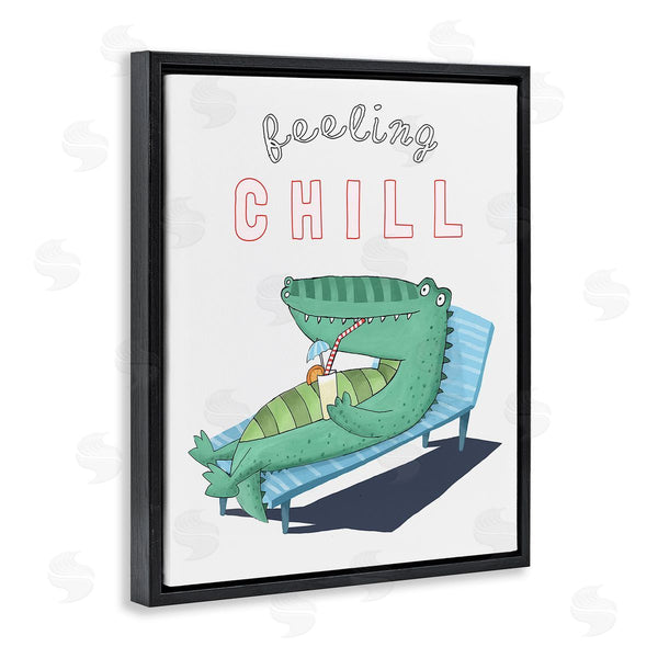 Stupell Industries Carla Daly | Feeling Chill Alligator Wall Art