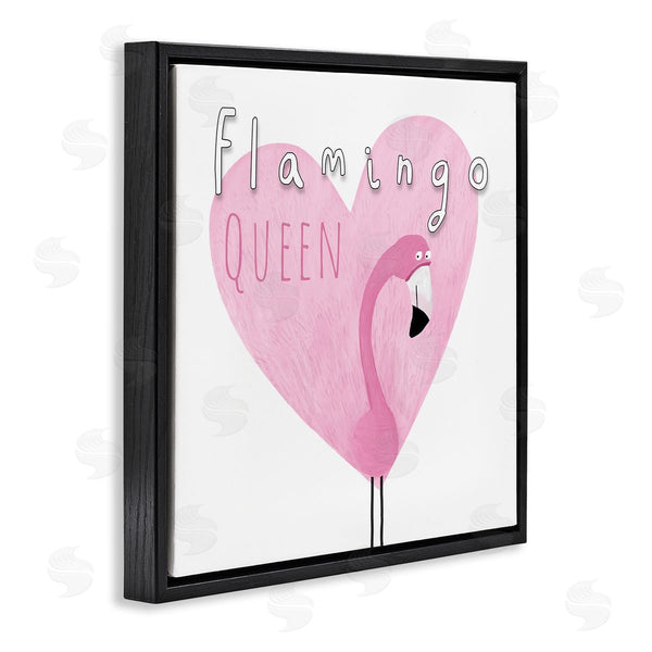 Stupell Industries Carla Daly | Flamingo Queen Phrase Wall Art
