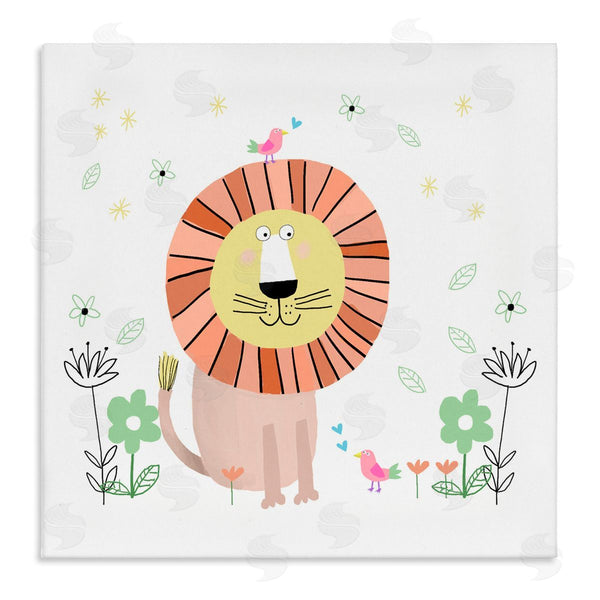stupell industries Carla Daly | Floral Baby Lion Illustration