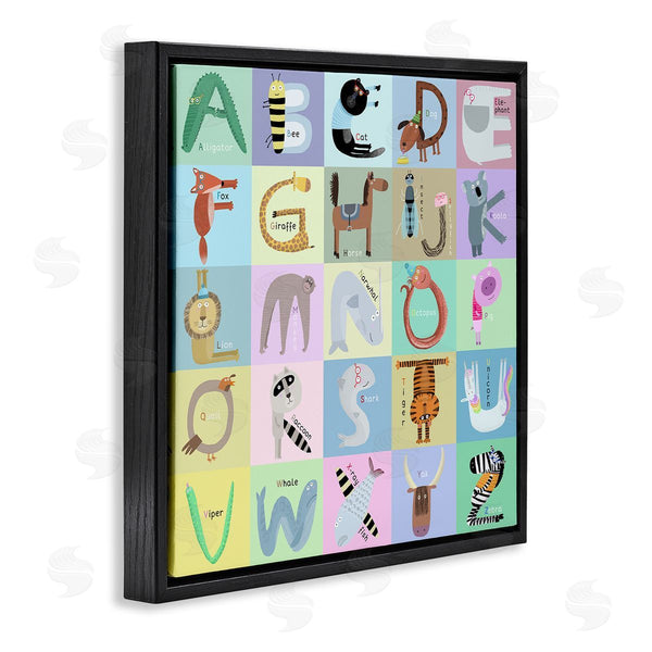 Stupell Industries Carla Daly | Fun Animals Educational Letters