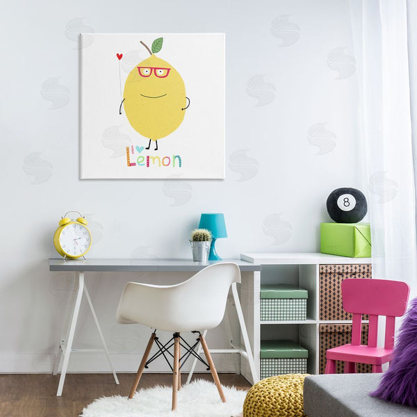 Stupell Industries Carla Daly | Fun Smiling Lemon Wall Art