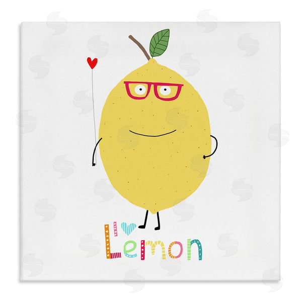stupell industries Carla Daly | Fun Smiling Lemon Wall Art