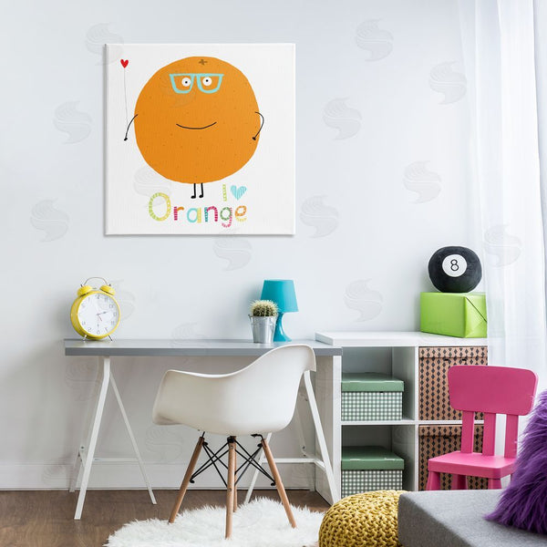 Stupell Industries Carla Daly | Fun Smiling Orange Wall Art