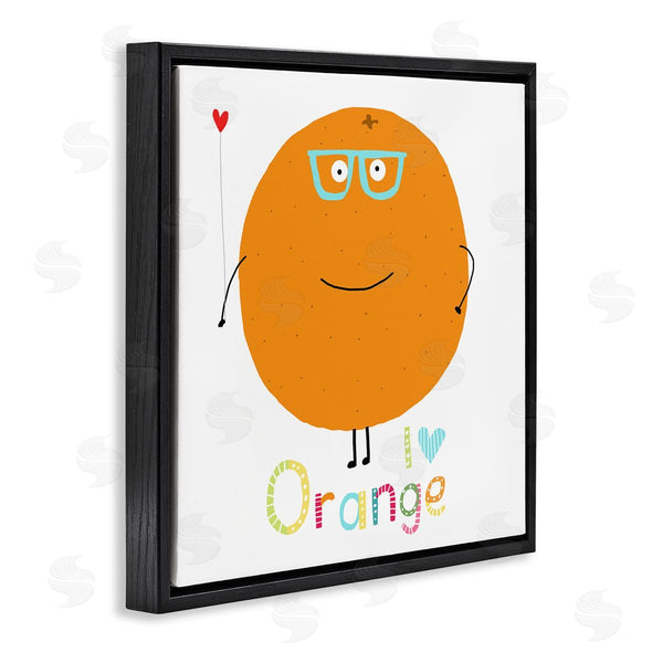 Stupell Industries Carla Daly | Fun Smiling Orange Wall Art