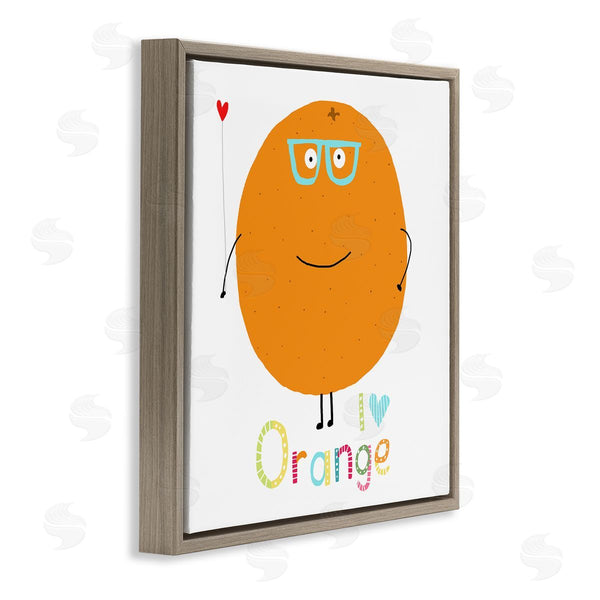 Stupell Industries Carla Daly | Fun Smiling Orange Wall Art