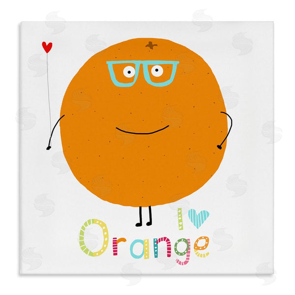stupell industries Carla Daly | Fun Smiling Orange Wall Art