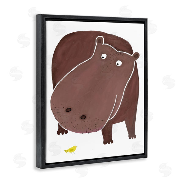 Stupell Industries Carla Daly | Hippo And Bird Friends