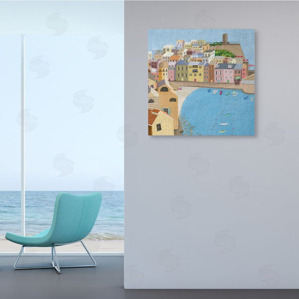 Stupell Industries Carla Daly | Italian Seaside Architecture Coastal City Port Wall Art