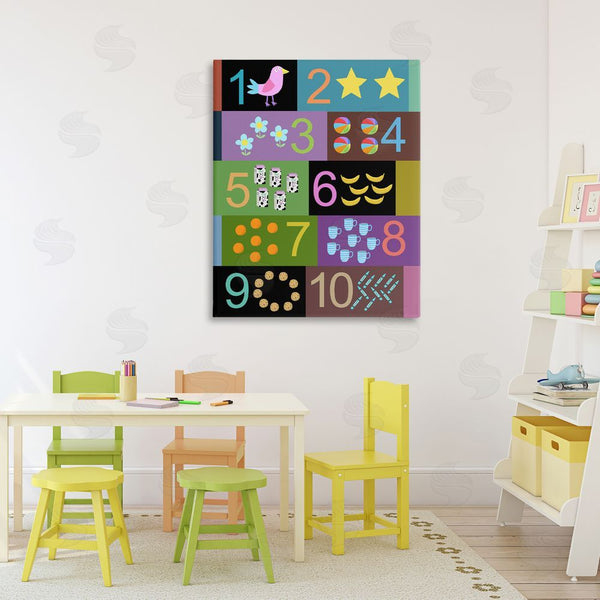 Stupell Industries Carla Daly | Learning To Count Chart Wall Art