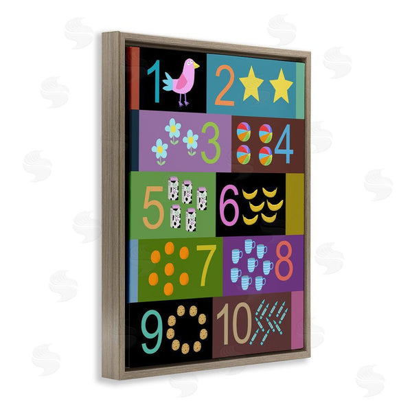 Stupell Industries Carla Daly | Learning To Count Chart Wall Art
